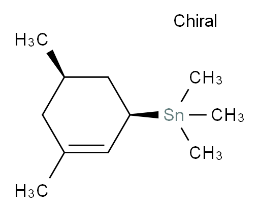 ((1R,5R)-3,5-dimethylcyclohex-2-en-1-yl)trimethylstannane
