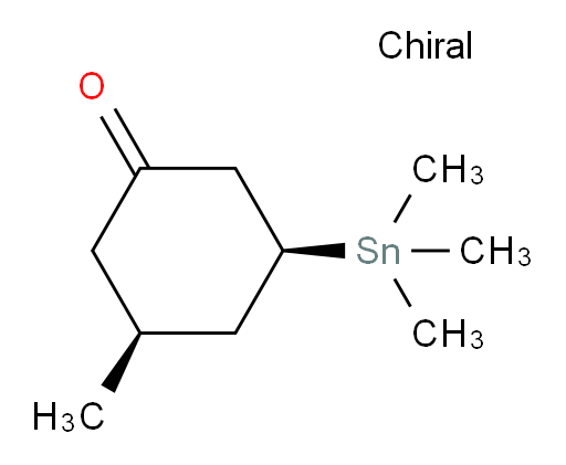 (3S,5S)-3-甲基-5-(三甲基锡基)环己酮