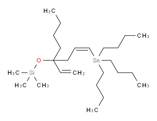 (Z)-trimethyl((1-(tributylstannyl)-4-vinyloct-1-en-4-yl)oxy)silane