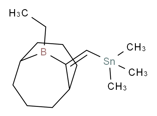 (Z)-((9-ethyl-9-borabicyclo[3.3.2]decan-10-ylidene)methyl)trimethylstannane