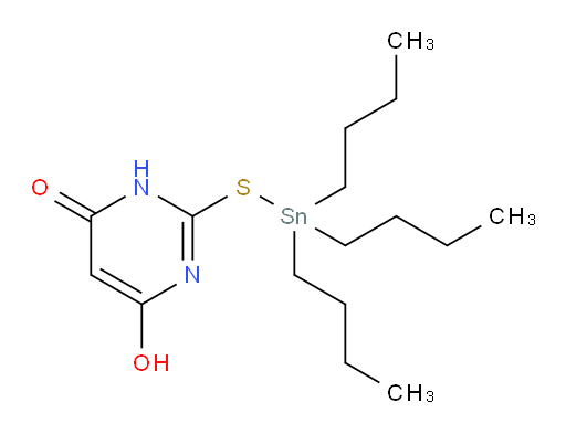 6-hydroxy-2-((tributylstannyl)thio)pyrimidin-4(3H)-one
