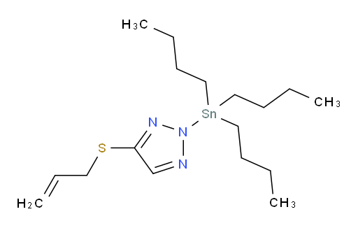 4-(allylthio)-2-(tributylstannyl)-2H-1,2,3-triazole