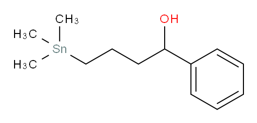 1-phenyl-4-(trimethylstannyl)butan-1-ol