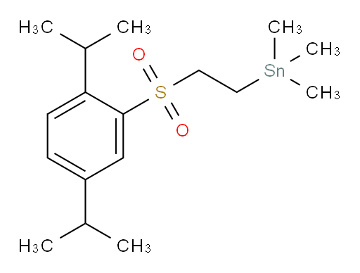 (2-((2,5-diisopropylphenyl)sulfonyl)ethyl)trimethylstannane