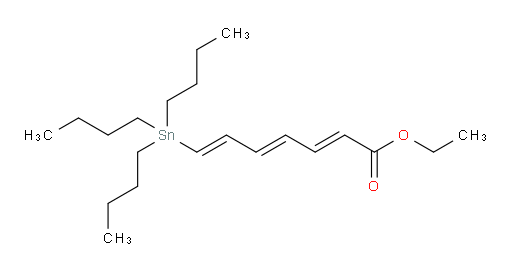 (2E,4E,6E)-乙基 7-(三丁基锡基)庚-2,4,6-三烯酸酯