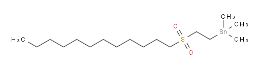 (2-(dodecylsulfonyl)ethyl)trimethylstannane