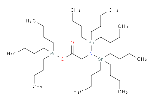 tributylstannyl 2-(bis(tributylstannyl)amino)acetate