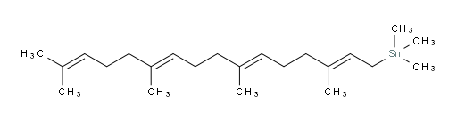 trimethyl((2E,6E,10E)-3,7,11,15-tetramethylhexadeca-2,6,10,14-tetraen-1-yl)stannane