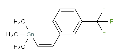 (Z)-trimethyl(3-(trifluoromethyl)styryl)stannane