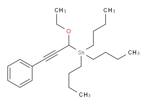 三丁基(1-乙氧基-3-苯基丙-2-炔-1-基)锡烷