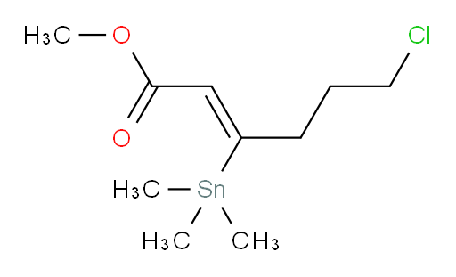 (Z)-methyl 6-chloro-3-(trimethylstannyl)hex-2-enoate