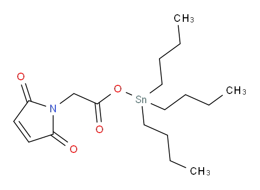 三丁基锡基 2-(2,5-二氧代-2,5-二氢-1H-吡咯-1-基)乙酸酯