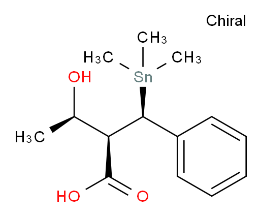 (2R,3R)-3-hydroxy-2-((R)-phenyl(trimethylstannyl)methyl)butanoic acid