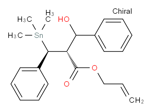 (2R)-烯丙基 3-羟基-3-苯基-2-((S)-苯基(三甲基锡基)甲基)丙酸酯
