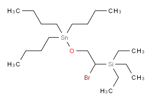 (1-bromo-2-((tributylstannyl)oxy)ethyl)triethylsilane
