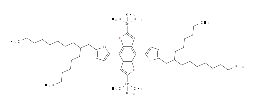 (4,8-bis(5-(2-hexyldecyl)thiophen-2-yl)benzo[1,2-b:4,5-b']difuran-2,6-diyl)bis(trimethylstannane)