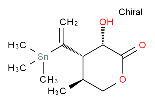 (3S,4S,5S)-3-hydroxy-5-methyl-4-(1-(trimethylstannyl)vinyl)tetrahydro-2H-pyran-2-one