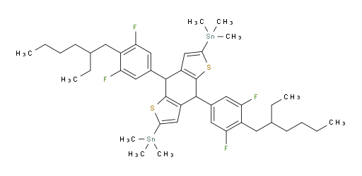 (4,8-bis(4-(2-ethylhexyl)-3,5-difluorophenyl)-4,8-dihydrobenzo[1,2-b:4,5-b']dithiophene-2,6-diyl)bis(trimethylstannane)