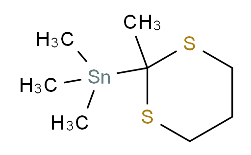 trimethyl(2-methyl-1,3-dithian-2-yl)stannane