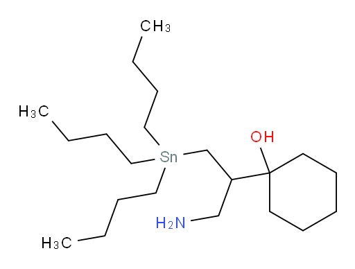 1-(1-amino-3-(tributylstannyl)propan-2-yl)cyclohexanol