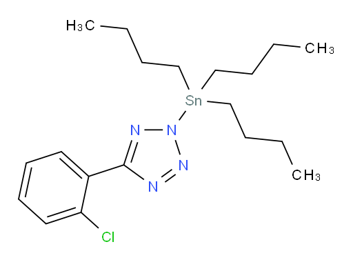 5-(2-chlorophenyl)-2-(tributylstannyl)-2H-tetrazole