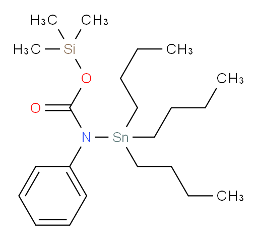 trimethylsilyl phenyl(tributylstannyl)carbamate