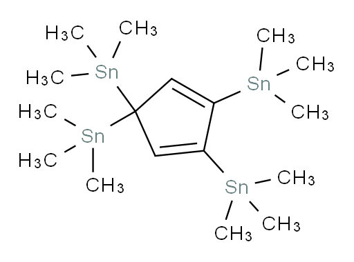 cyclopenta-2,4-diene-1,1,3,4-tetrayltetrakis(trimethylstannane)