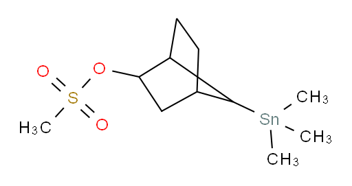 7-(trimethylstannyl)bicyclo[2.2.1]heptan-2-yl methanesulfonate