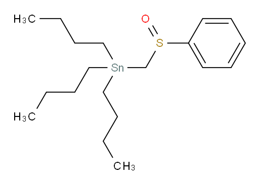 tributyl((phenylsulfinyl)methyl)stannane