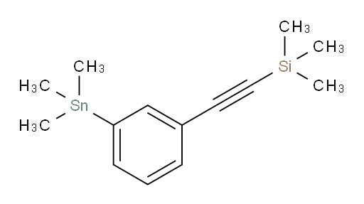 trimethyl((3-(trimethylstannyl)phenyl)ethynyl)silane
