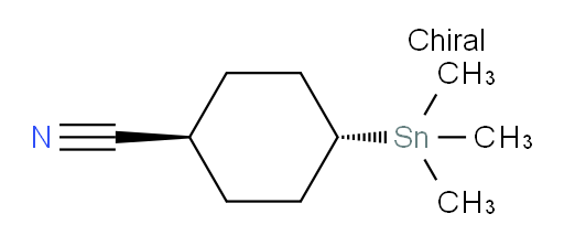 (1r,4r)-4-(三甲基锡基)环己烷氰基