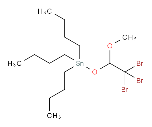 tributyl(2,2,2-tribromo-1-methoxyethoxy)stannane