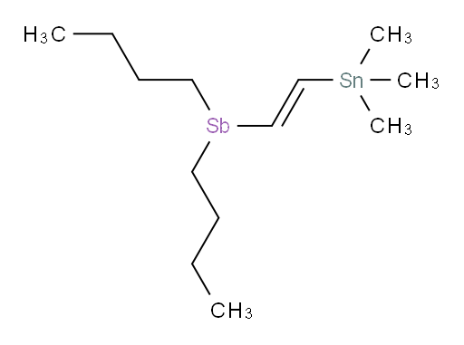 (E)-dibutyl(2-(trimethylstannyl)vinyl)stibine