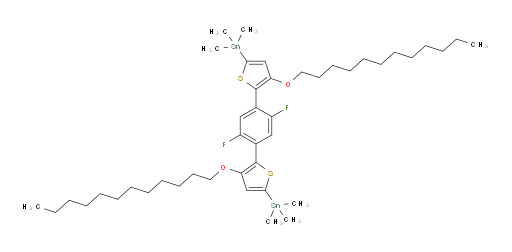 (5,5'-(2,5-difluoro-1,4-phenylene)bis(4-(dodecyloxy)thiophene-5,2-diyl))bis(trimethylstannane)