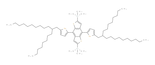 (4,8-双(5-(2-辛基十二烷基)硒杂phen-2-基)苯并[1,2-b:4,5-b']二噻吩-2,6-二基)双(三甲基锡烷)