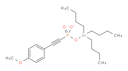 tributylstannyl ((4-methoxyphenyl)ethynyl)phosphonate
