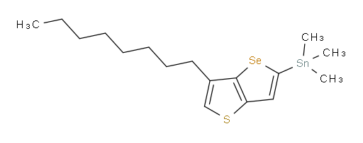 三甲基(3-辛基硒杂pheno[3,2-b]噻吩-5-基)锡烷