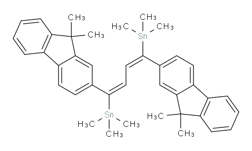 (1E,3E)-1,4-bis(9,9-dimethyl-9H-fluoren-2-yl)-1,4-bis(trimethylstannyl)buta-1,3-diene
