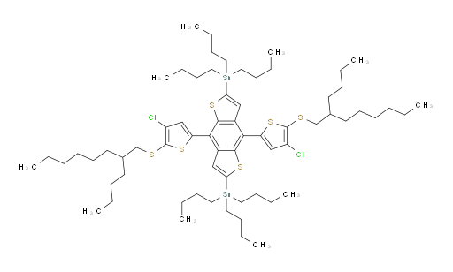 (4,8-bis(5-((2-butyloctyl)thio)-4-chlorothiophen-2-yl)benzo[1,2-b:4,5-b']dithiophene-2,6-diyl)bis(tributylstannane)