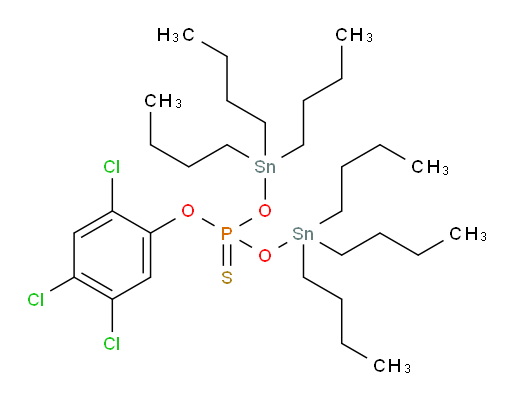 O,O-bis(tributylstannyl) O-(2,4,5-trichlorophenyl) phosphorothioate