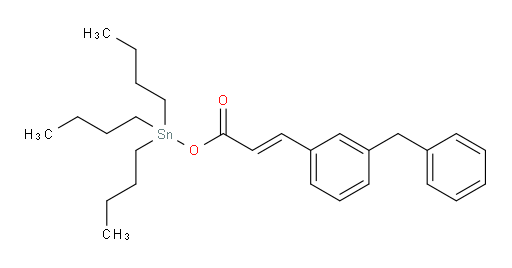 (E)-tributylstannyl 3-(3-benzylphenyl)acrylate