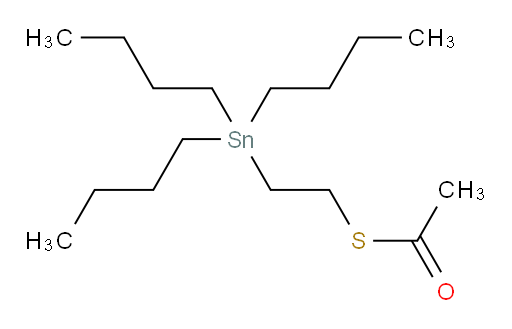 S-(2-(tributylstannyl)ethyl) ethanethioate