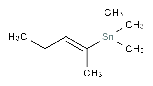 (E)-trimethyl(pent-2-en-2-yl)stannane