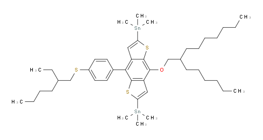 (4-(4-((2-ethylhexyl)thio)phenyl)-8-((2-hexylnonyl)oxy)benzo[1,2-b:4,5-b']dithiophene-2,6-diyl)bis(trimethylstannane)