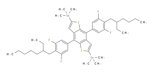 (4-(4-(2-乙基庚基)-3,5-二氟苯基)-8-(4-(2-乙基己基)-3,5-二氟苯基)苯并[1,2-b:4,5-b']二噻吩-2,6-二基)双(三甲基锡烷)