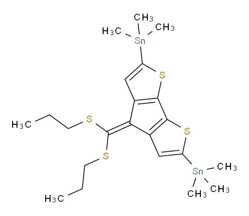 (4-(bis(propylthio)methylene)-4H-cyclopenta[1,2-b:5,4-b']dithiophene-2,6-diyl)bis(trimethylstannane)