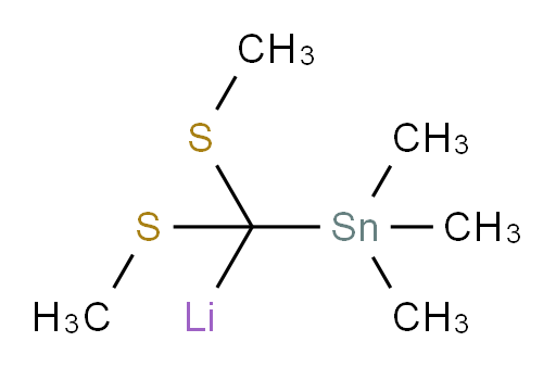 (bis(methylthio)(trimethylstannyl)methyl)lithium