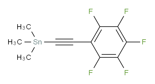 trimethyl((perfluorophenyl)ethynyl)stannane