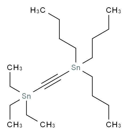 tributyl((triethylstannyl)ethynyl)stannane