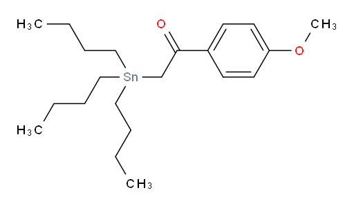 1-(4-甲氧基苯基)-2-(三丁基锡基)乙酮